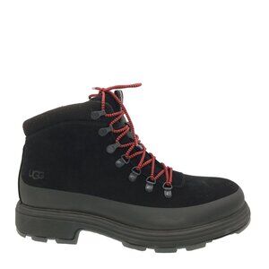 NEW UGG Biltmore Hiker Boots Mens 10 Black Suede Rugged Outdoors